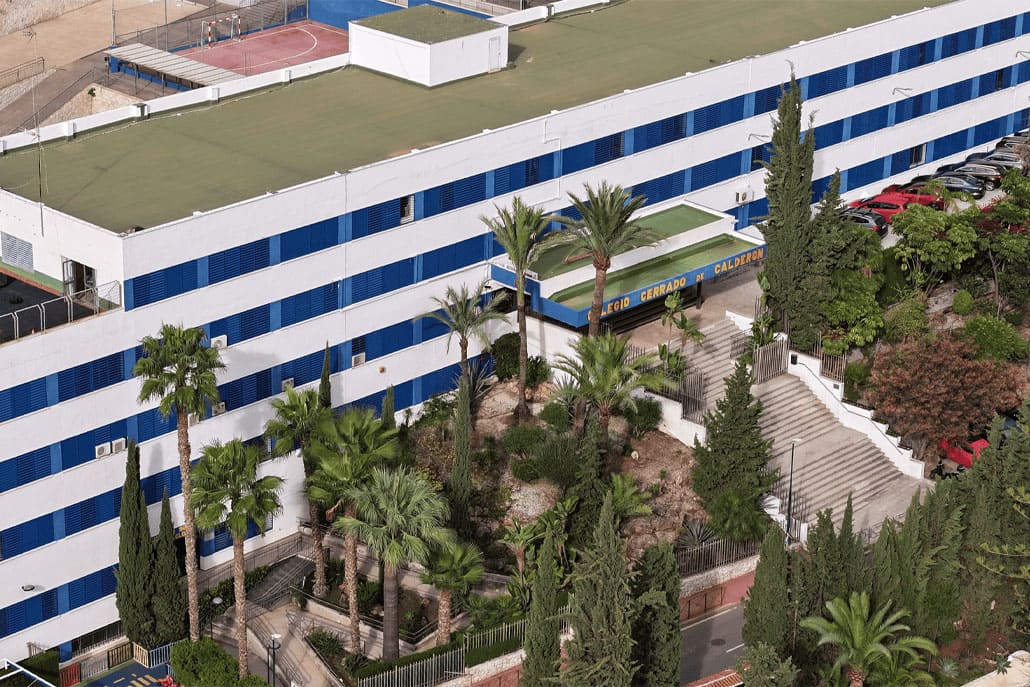 Colegio Cerrado de Calderón, fachada Colegio Cerrado de Calderón, fachada