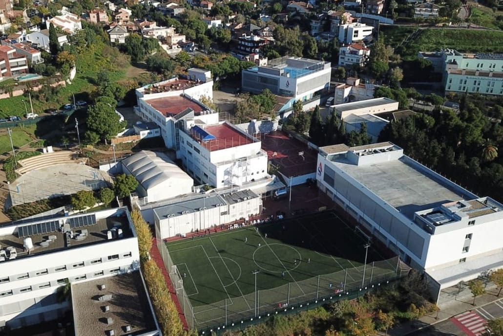 American School Barcelona, exterior