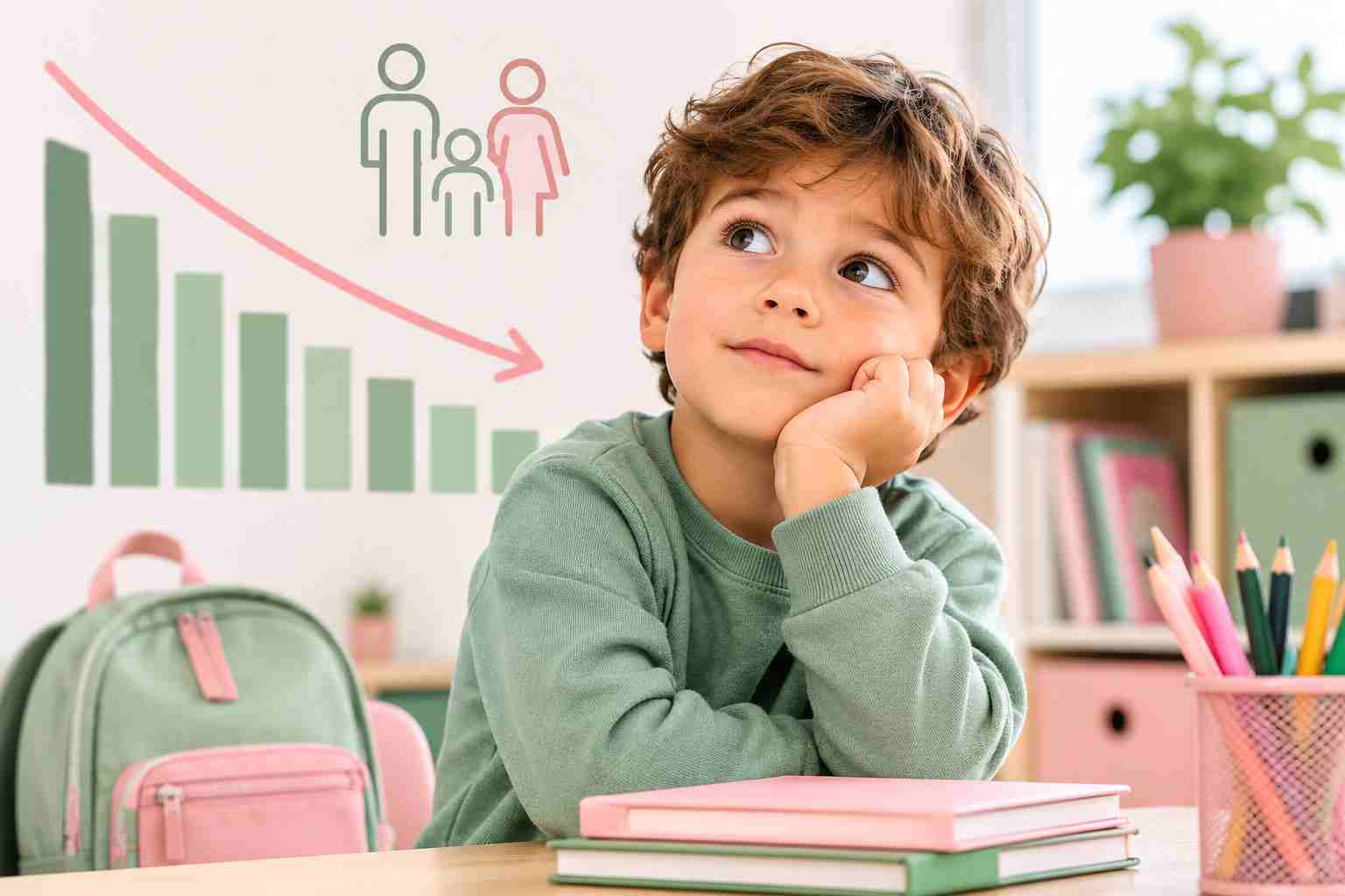 Descenso de la natalidad opinionescolegios