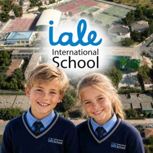 Colegio Iale alumnos y logo