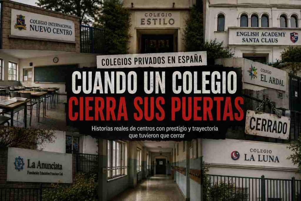 colegios privados españoles que tuvieron que cerrar